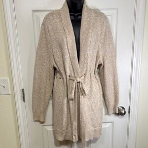 Motherhood Maternity Cozy Cream Women's Sweater Cardigan Sz 2X